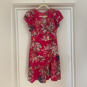 RACHEL Rachel Roy Floral Magenta/Hot Pink Dress, Size, 0